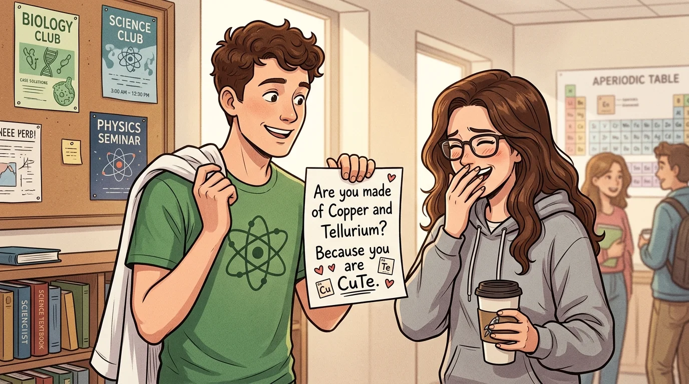 Chemistry Pickup Lines