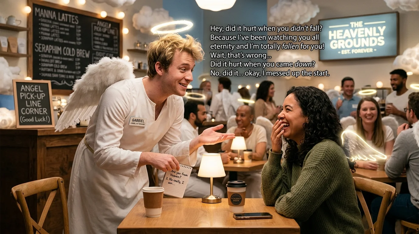 Funny Angel Pickup Lines