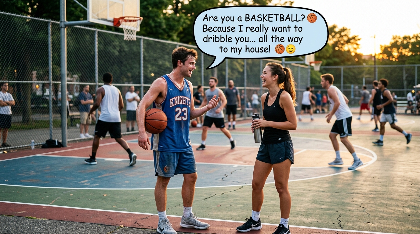 Funny Basketball Pickup Lines