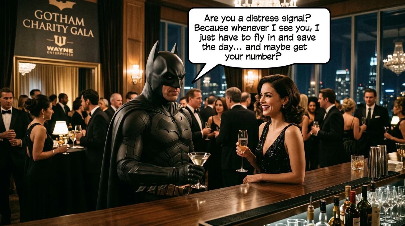 Funny Batman Pickup Lines