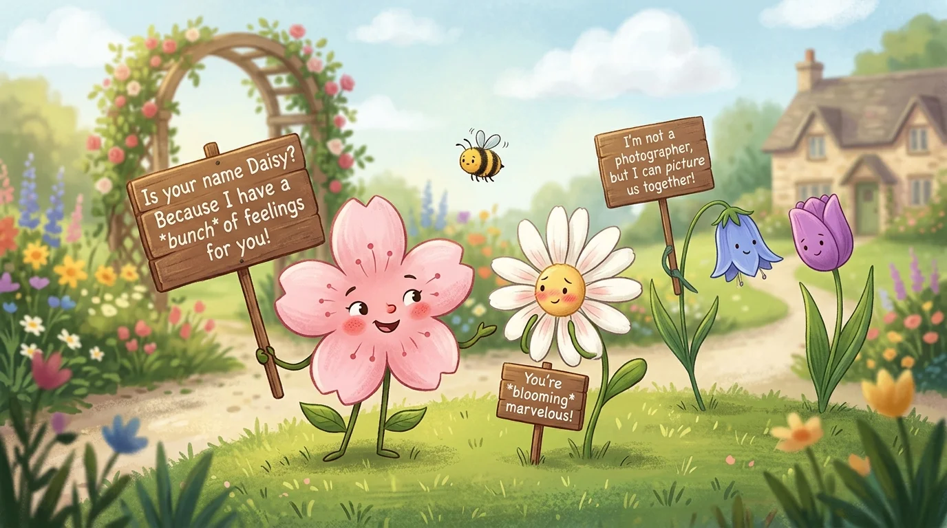 Funny Blossom Pickup Lines