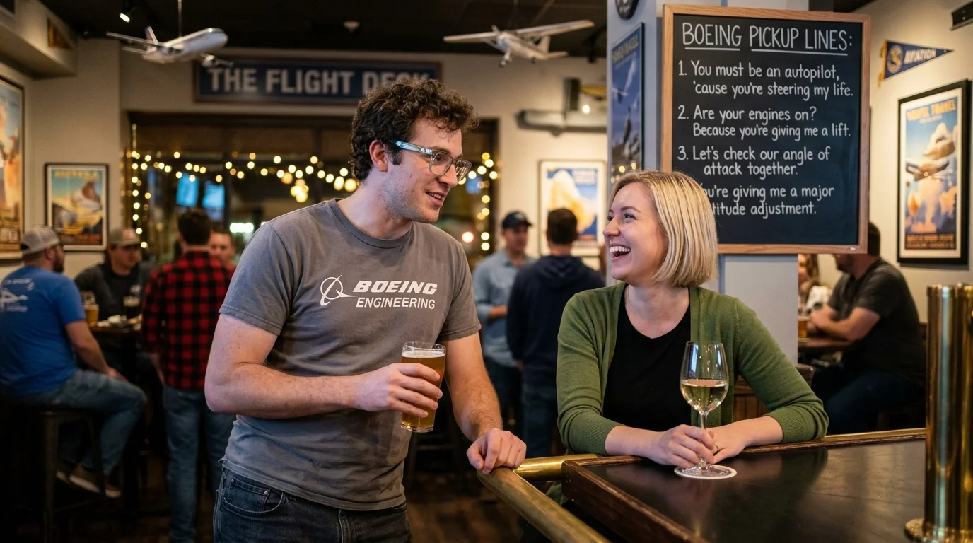 Funny Boeing Pickup Lines