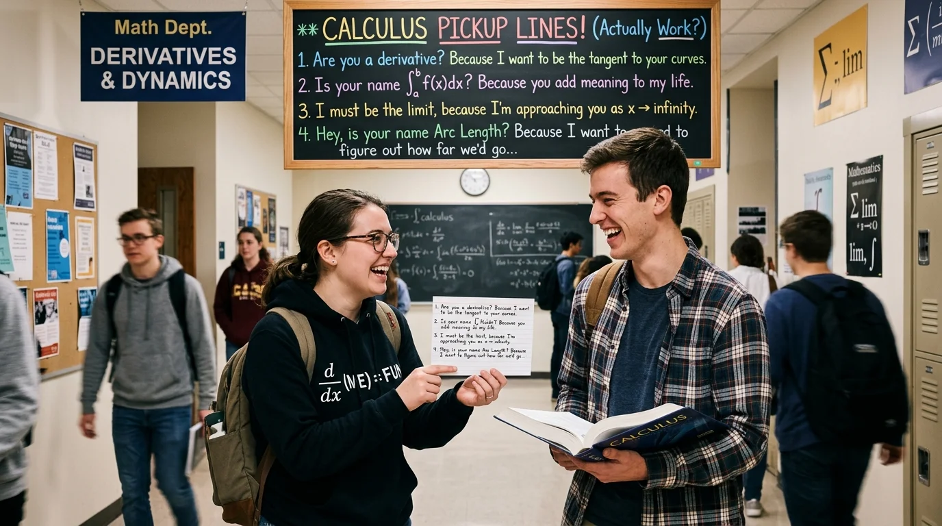 Funny Calculus Pick Up Lines