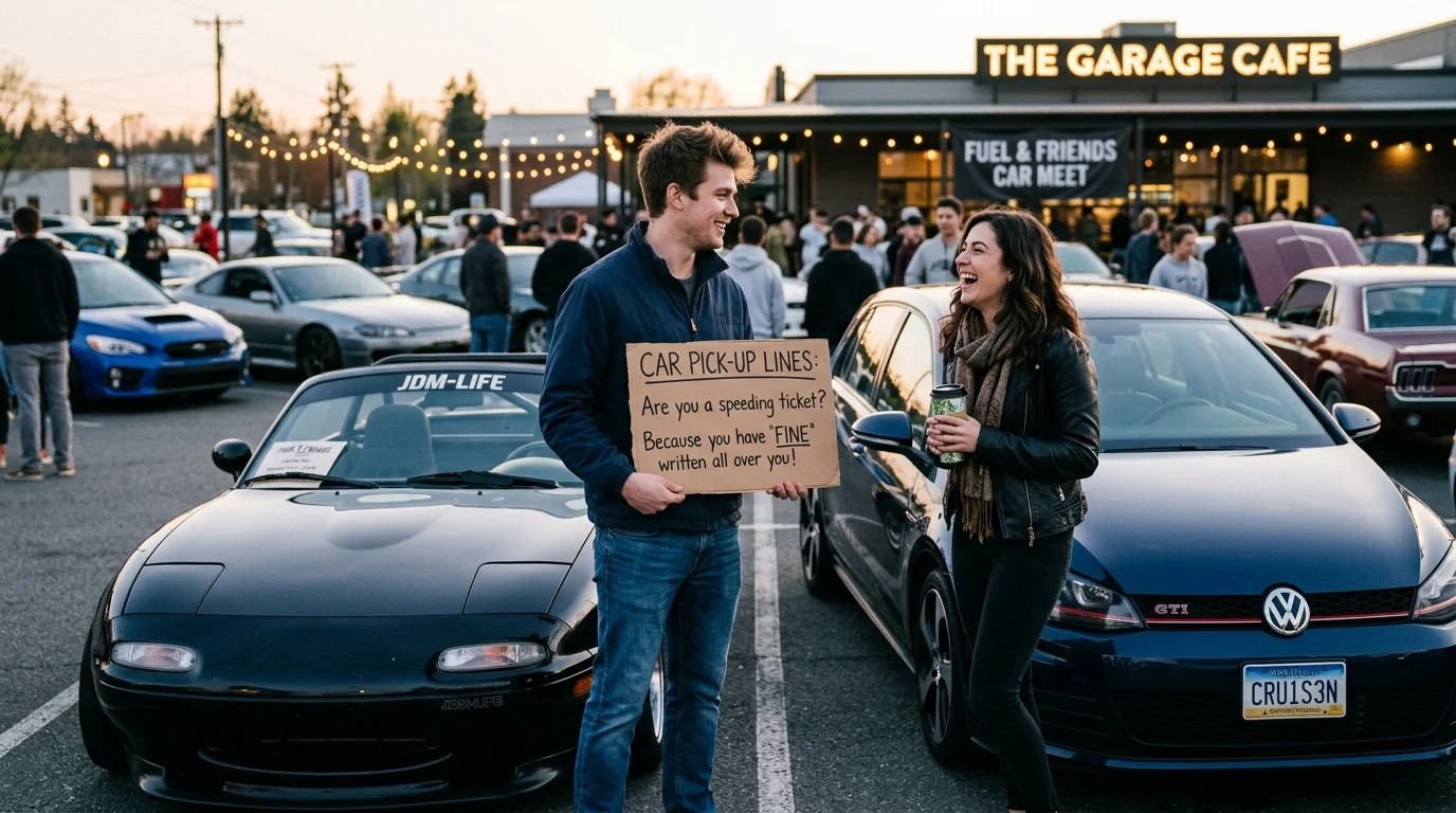 Funny Car Pickup Lines