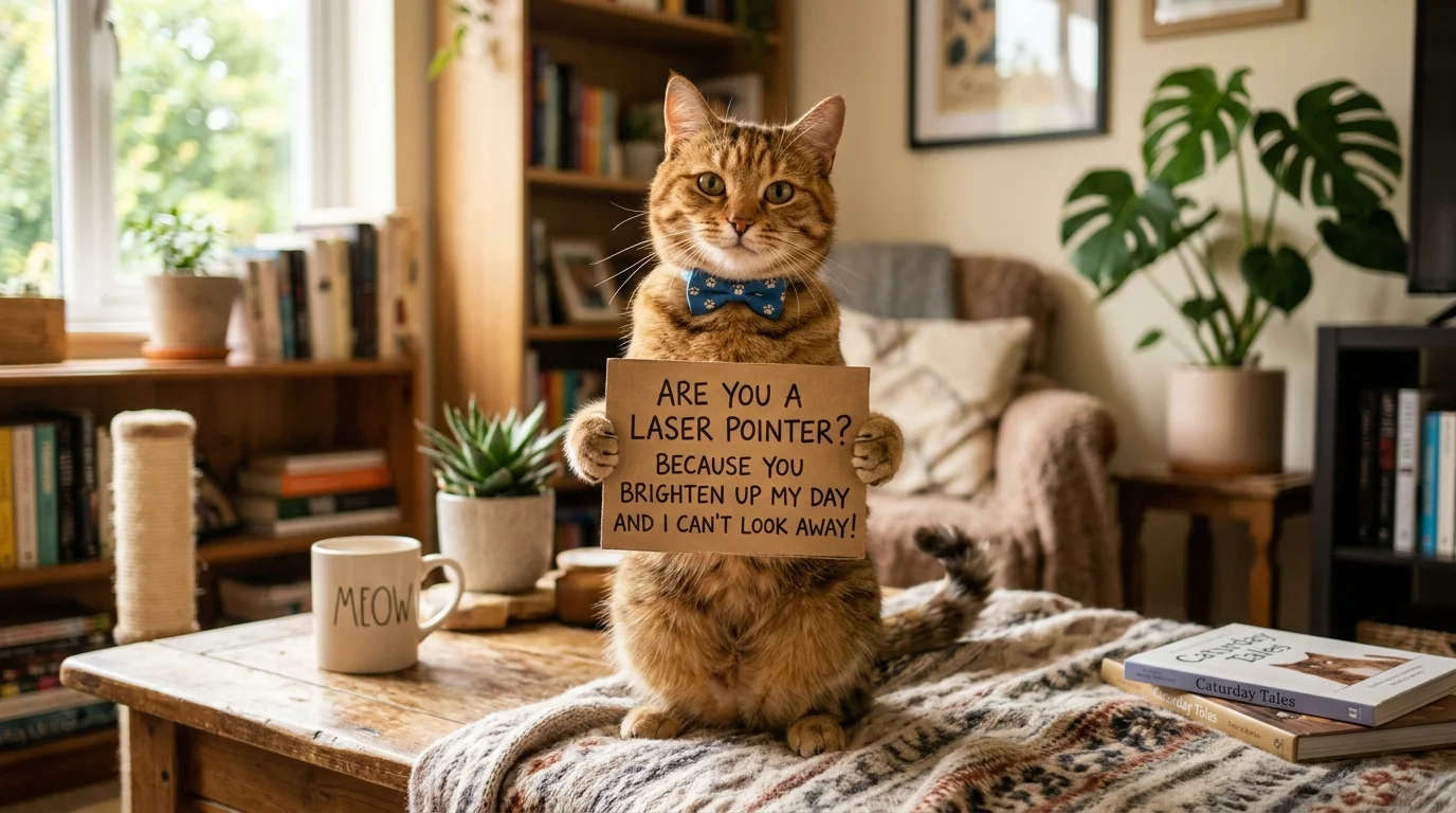 Funny Cat Pickup Lines