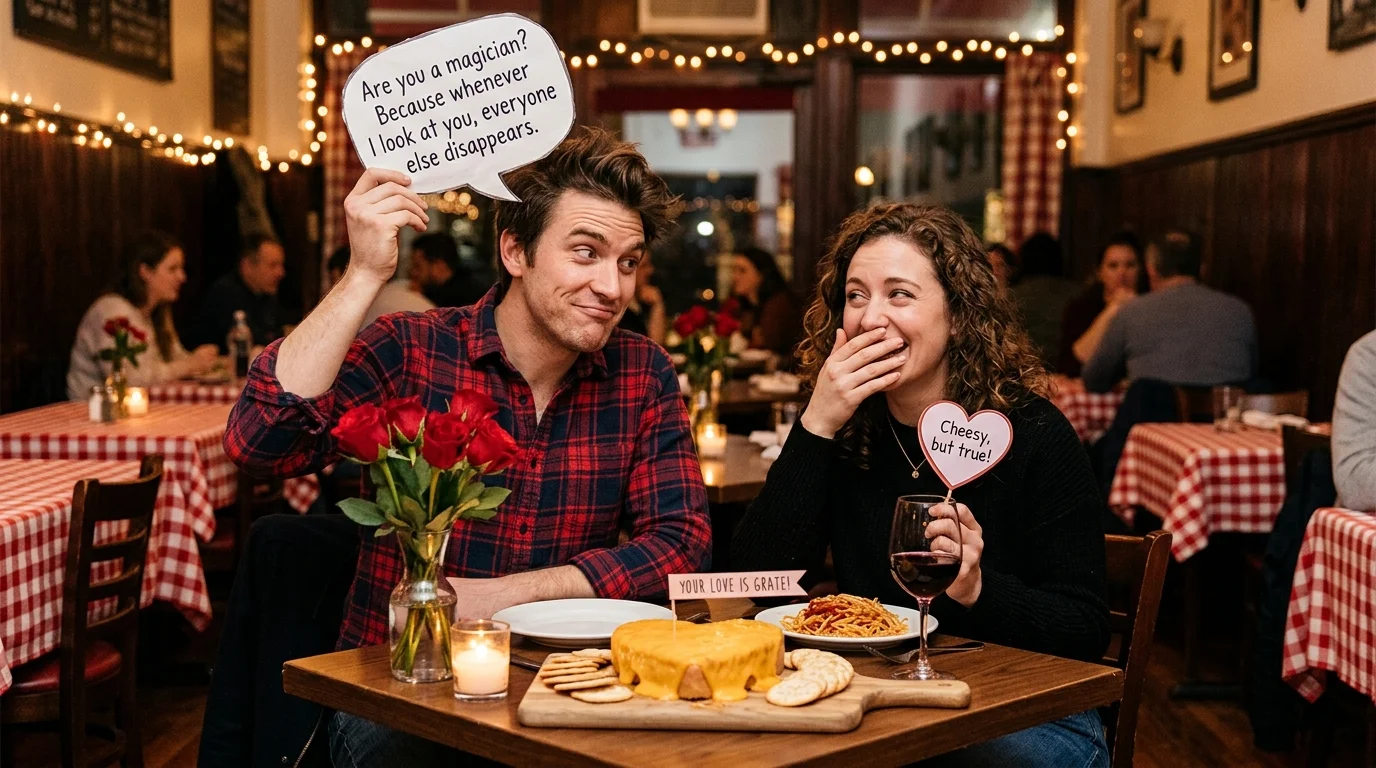 Funny Cheesy Valentine's Lines