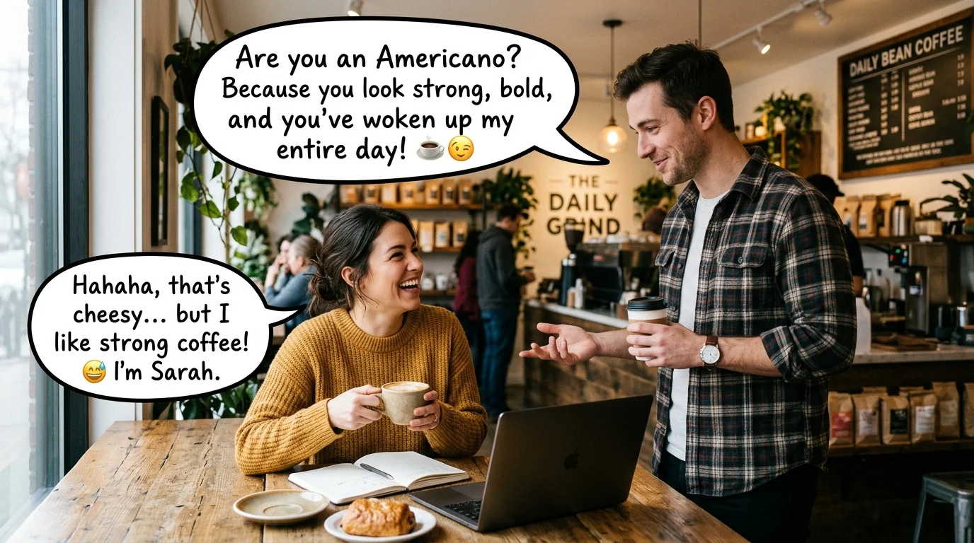 Funny Coffee Pickup Lines