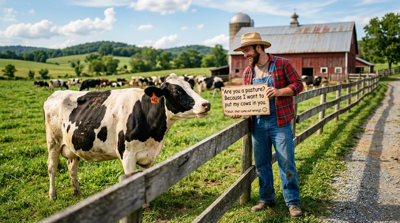 Funny Cow Pick Up Lines