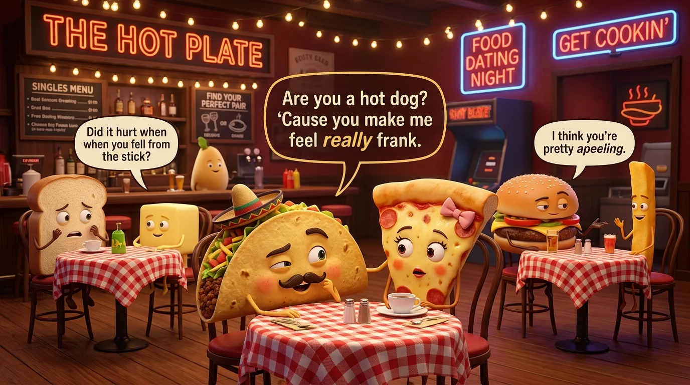 Funny Food Pickup Lines