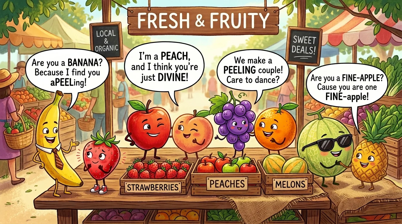 Funny Fruit Pickup Lines