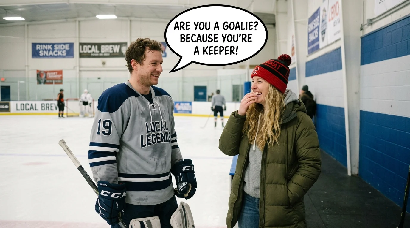 Funny Hockey Pickup Lines