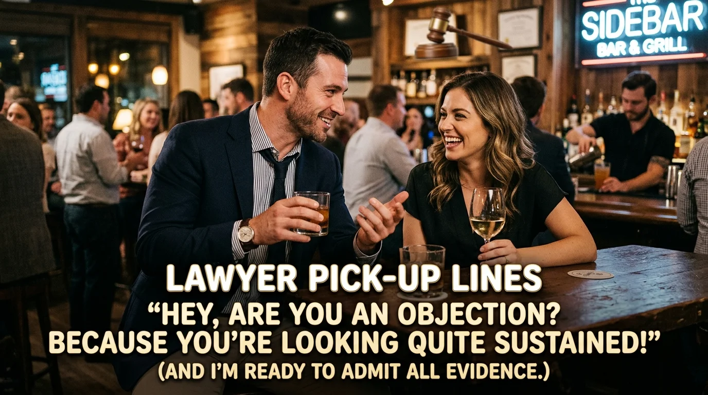 Funny Lawyer Pickup Lines