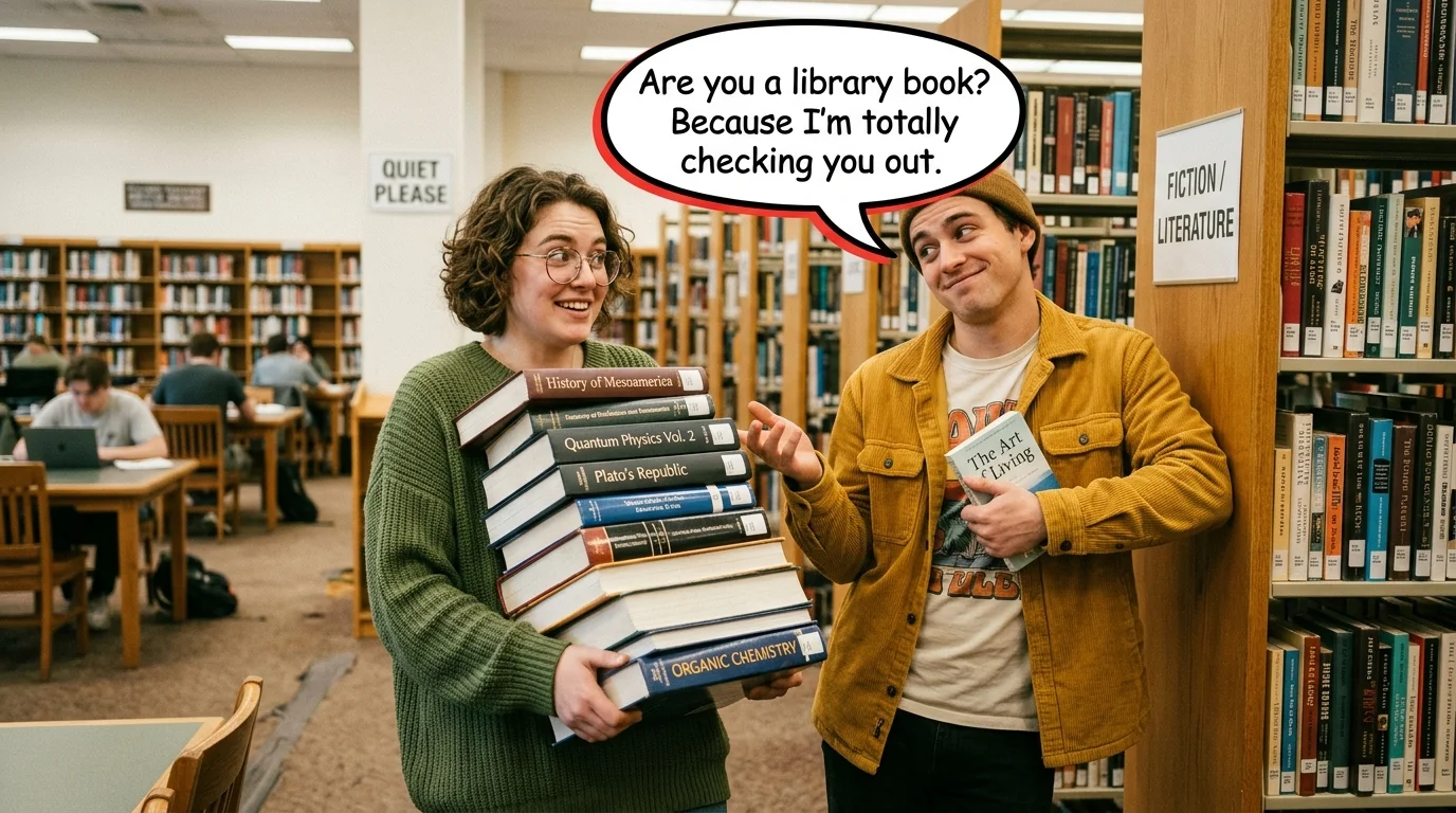 Funny Library Pickup Lines