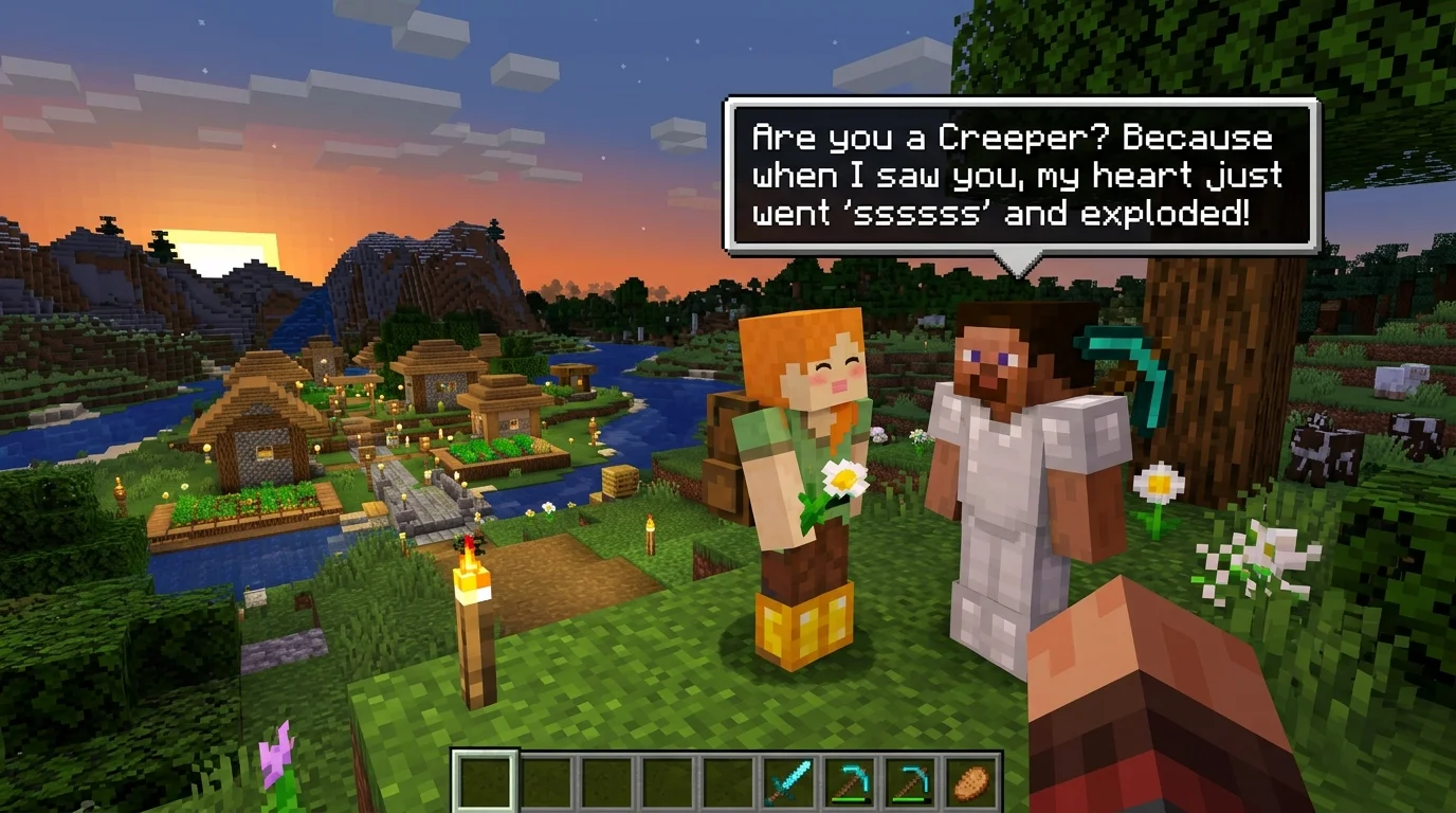 Funny Minecraft Pickup Lines