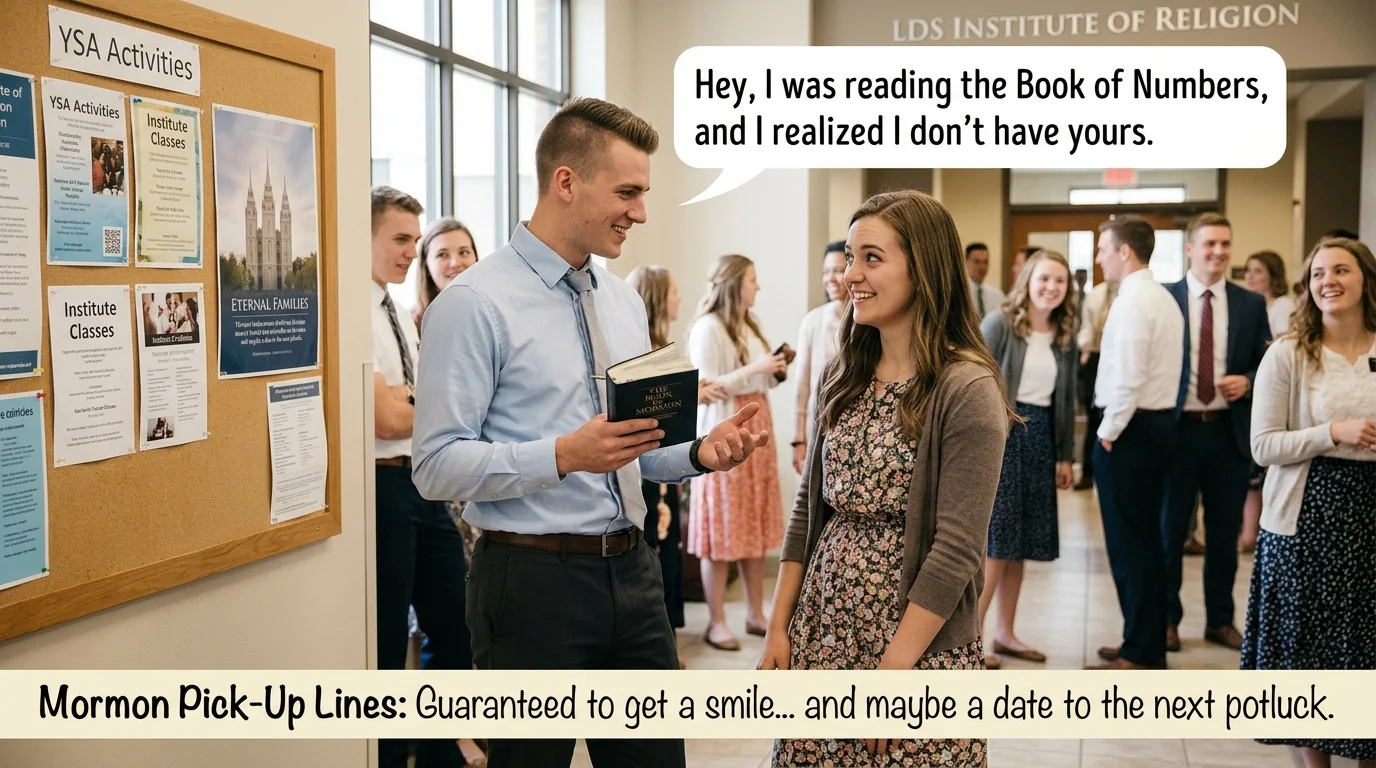 Funny Mormon Pickup Lines