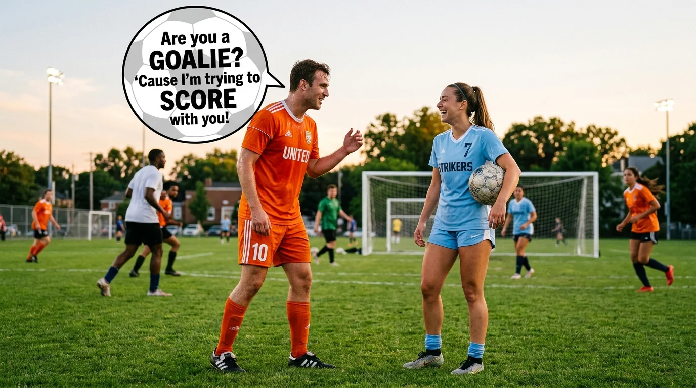 Funny Soccer Pickup Lines