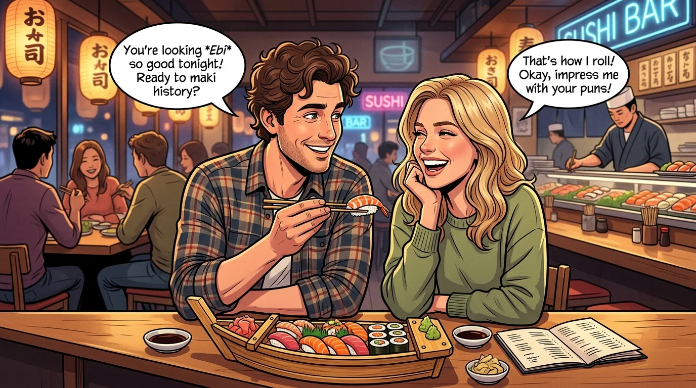 Funny Sushi Pickup Lines