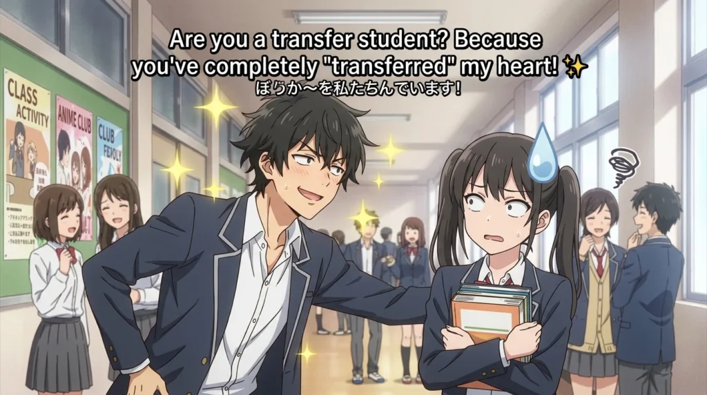anime rizz lines