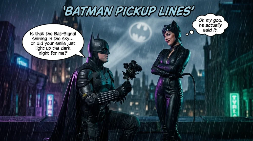 batman pickup lines