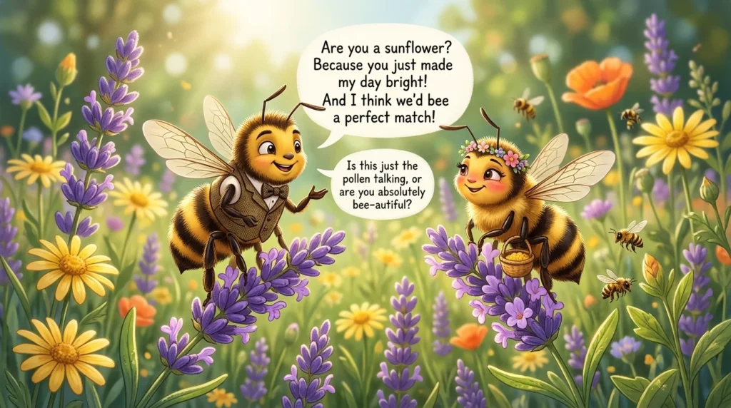 bee pick up lines