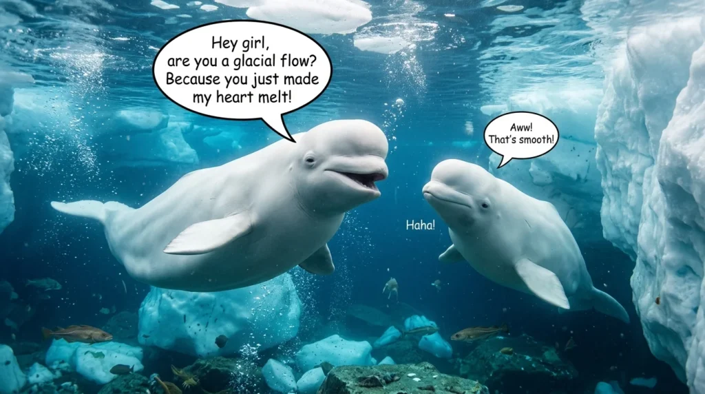 beluga pickup lines