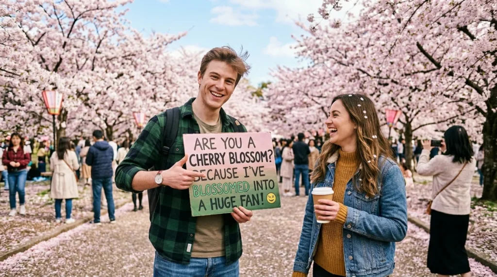 blossom pickup lines