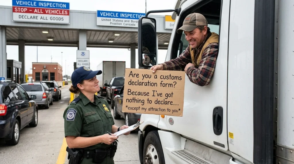 border pickup lines