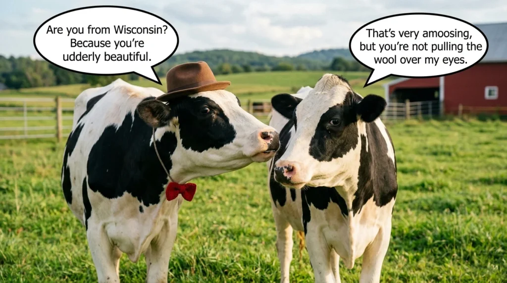 cow pick up lines