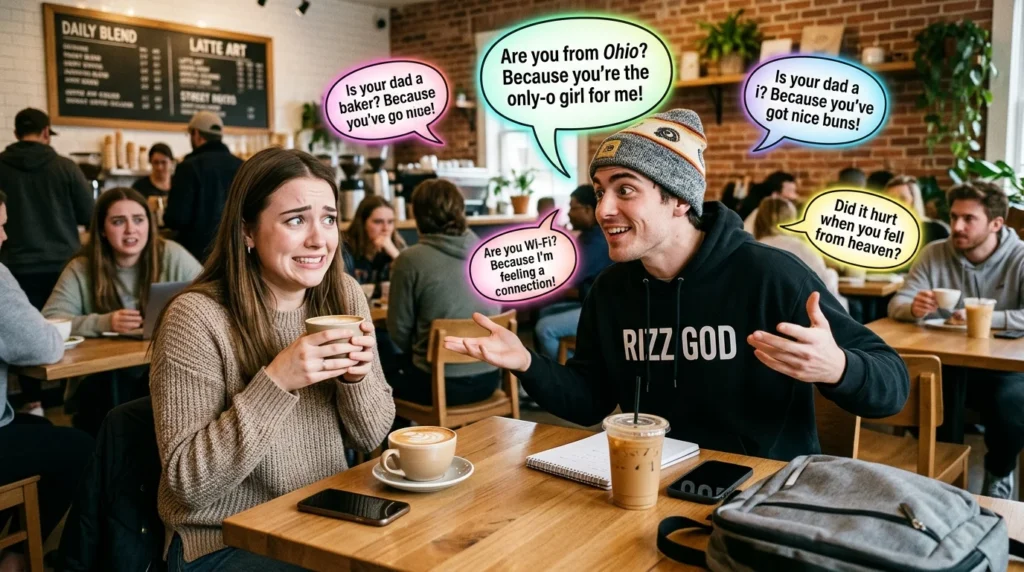 cringe rizz lines