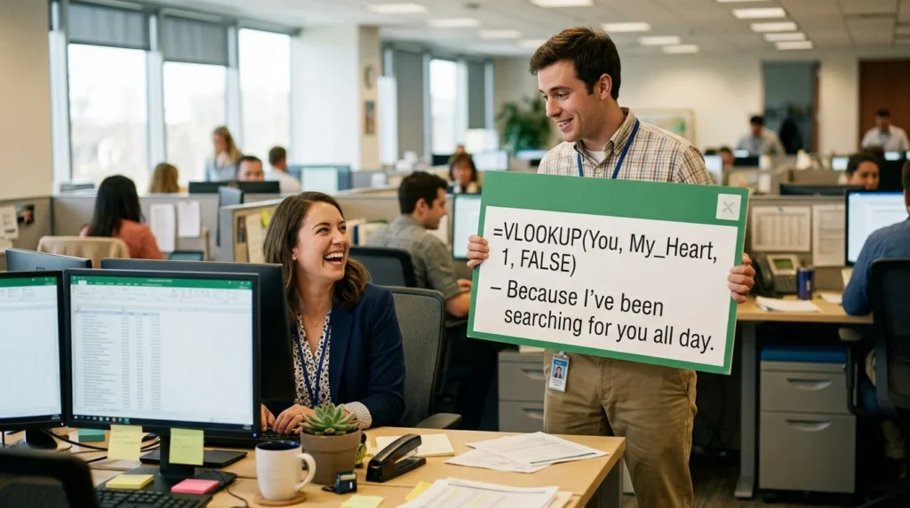 excel pick up lines