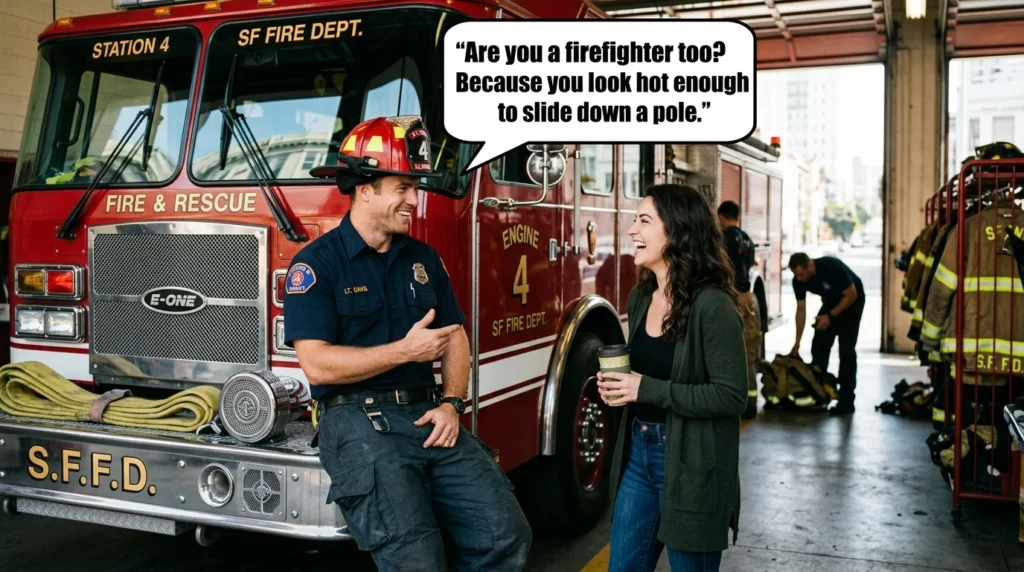 fireman pick up lines