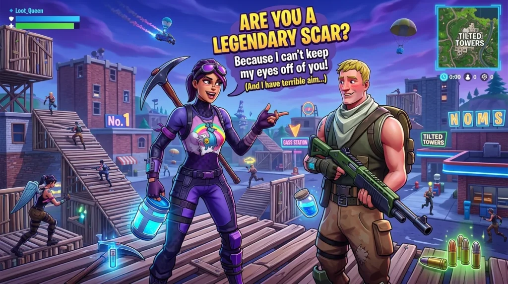 fortnite pickup lines