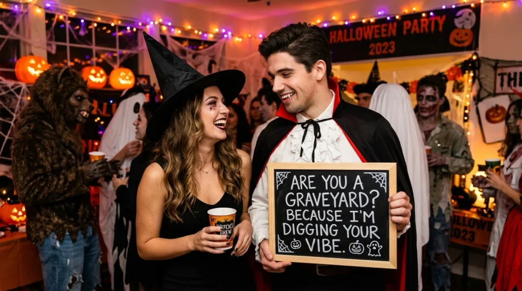 halloween rizz lines