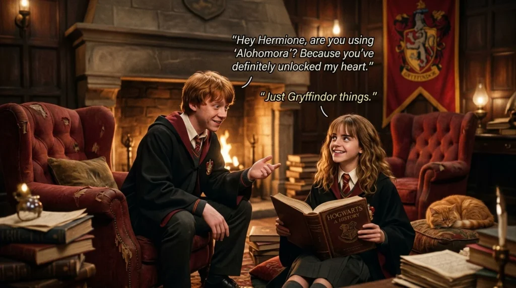 harry potter pick up lines