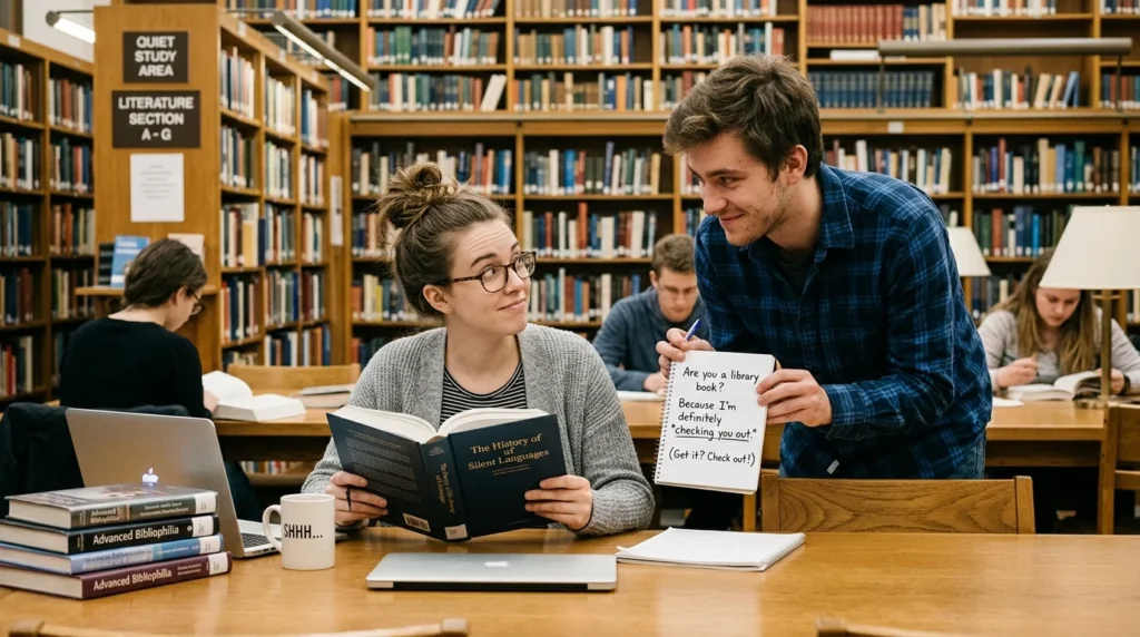 library pick up lines