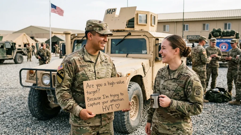 military pick up lines