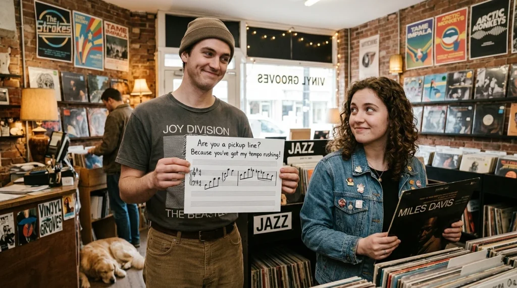 music pick up lines