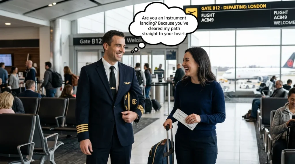 pilot pick up line