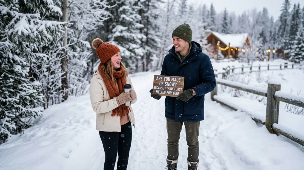 snow pick up lines