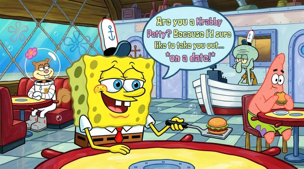 spongebob pick up lines