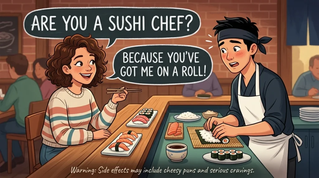 sushi pick up lines