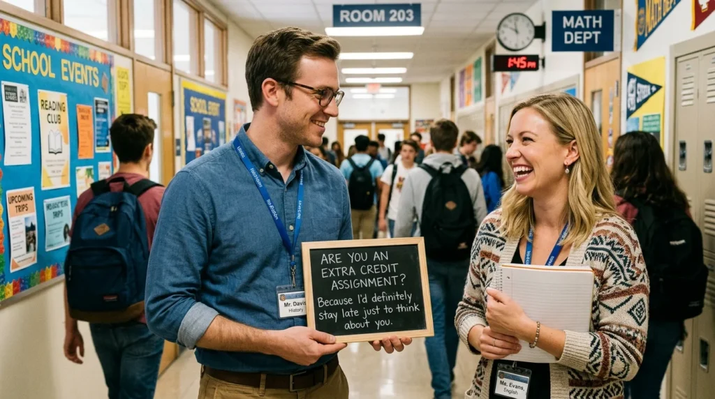 teacher pick up lines