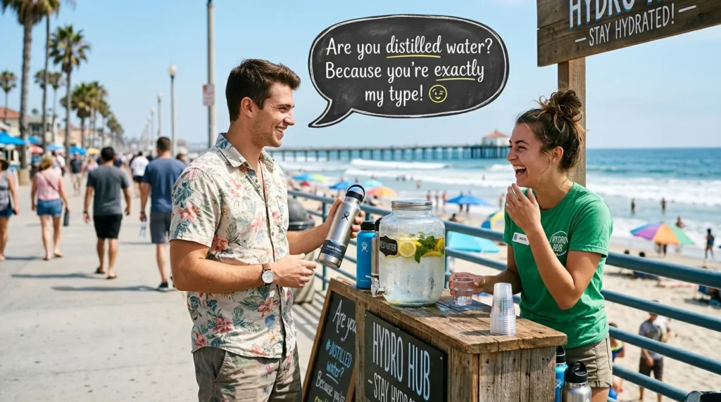 water pick up lines