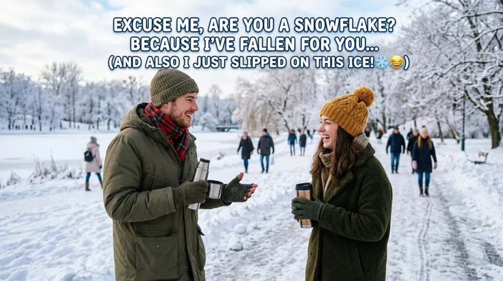 winter pick up lines
