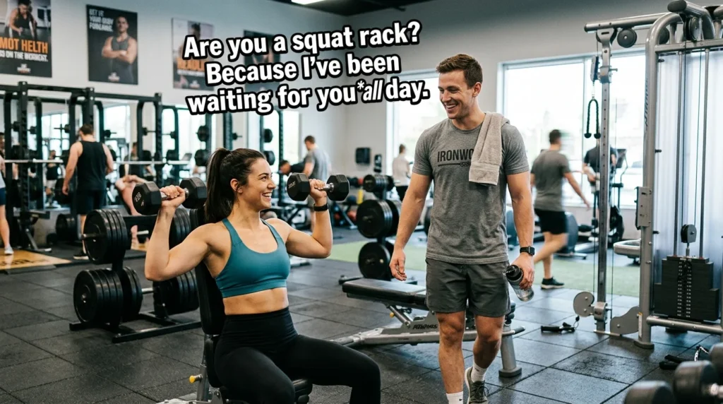 workout pick up lines